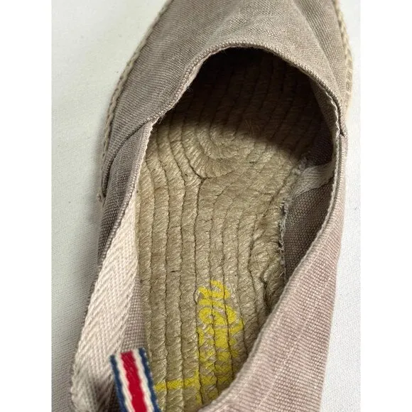 CASTAÑER Men's Pablo Espadrille Canvas in Beige - Sz EU 43 (9)