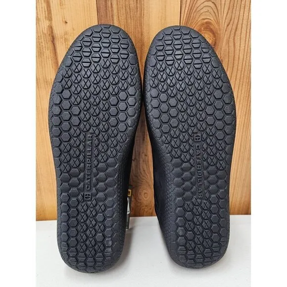 Caterpillar Hex Black Suede Men's Shoes Size 9