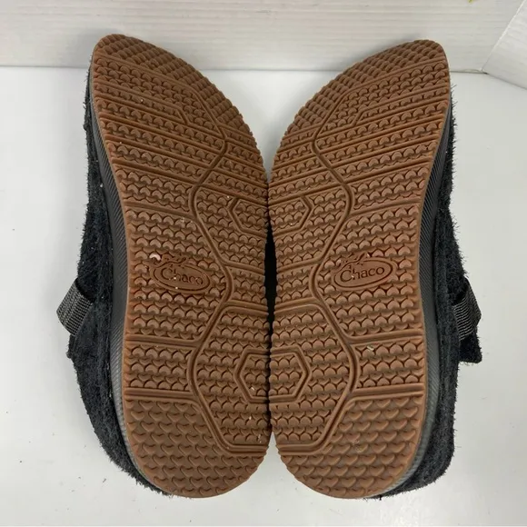Chaco Paonia Suede Clogs Black Gray Shoes Mens Size 10