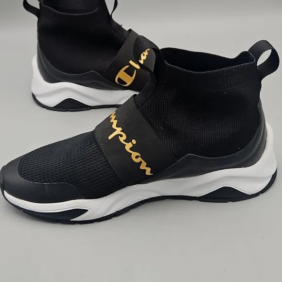Champion Meloso Rally Pro Mens Black Lifestyle Sneakers Shoes MEN size 9 M