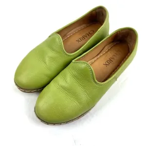 Charix Shoes 35 Pistachio Lime Green Loafer Slip On Womens Comfort