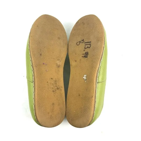 Charix Shoes 35 Pistachio Lime Green Loafer Slip On Womens Comfort