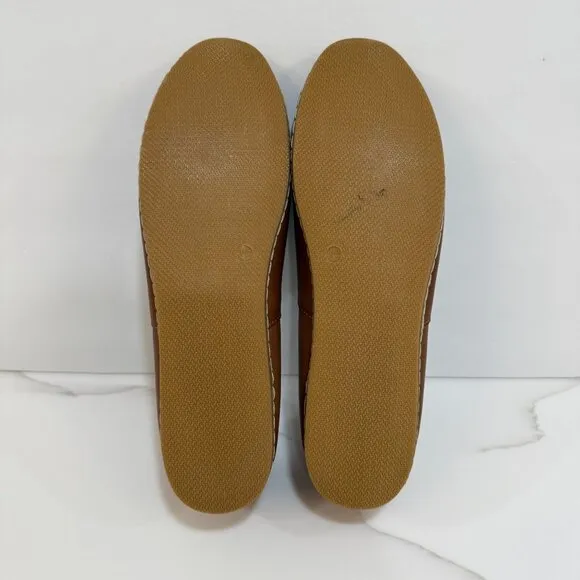 Charix Slip-On Loafer Shoes Handmade Leather Comfort Camel Womens 46 / US 14