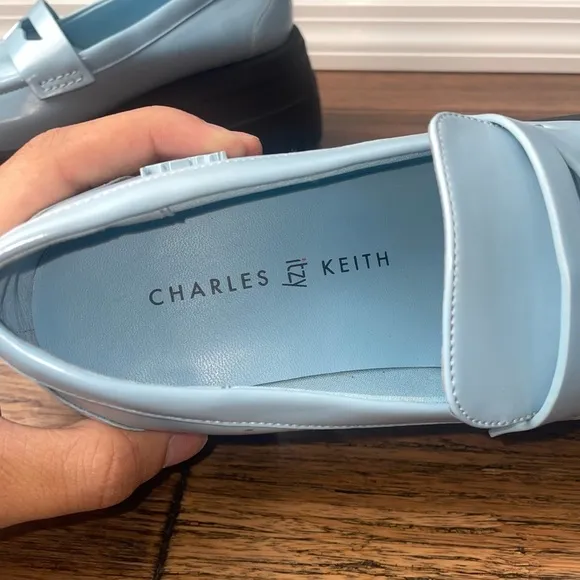 CHUNKY PLATFORM y2k LOAFERS KPOP ITZY HEELS CHARLES KEITH RAINIER PENNY LOAFERS