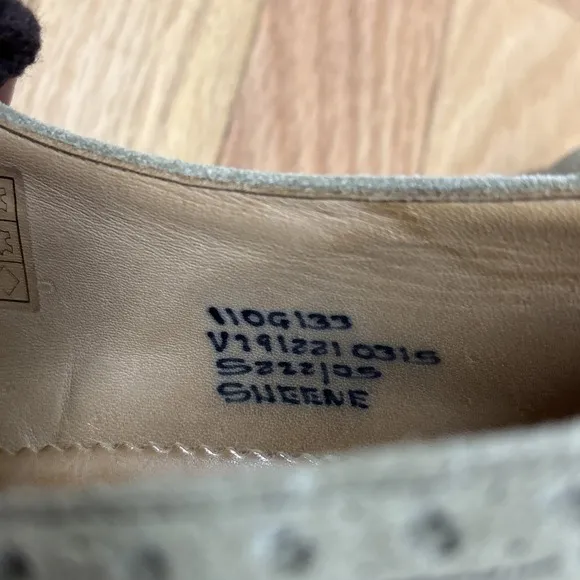 Church's Size 11 Lace-up Shoes ORBY Stone‎ New Former