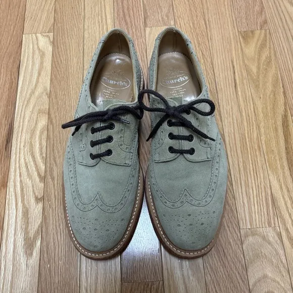 Church's Size 11 Lace-up Shoes ORBY Stone‎ New Former