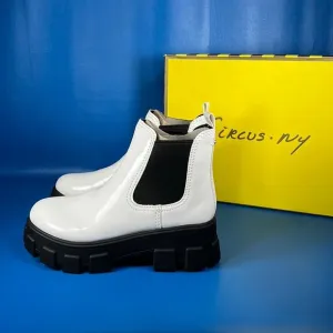 Circus By Sam Edelman Women's Darielle Lug-Sole - White Patent - 7 - New in box