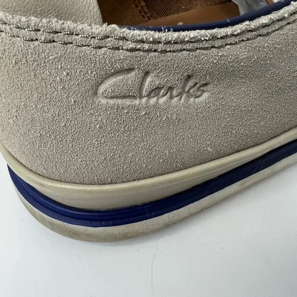 Clark Men's Bratton Lace Sand Combi Casual Shoes Size 10.5M