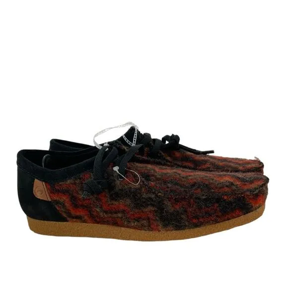 Clark Shacre Ii Step Wool Shoes Men Size 9.5 Moccasin Lace Up Camouflage