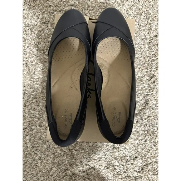 CLARKS ARTISAN &quot;Rosalyn Belle&quot; Black Dress Pump Comfort Size 8.5 MSRP $109.99