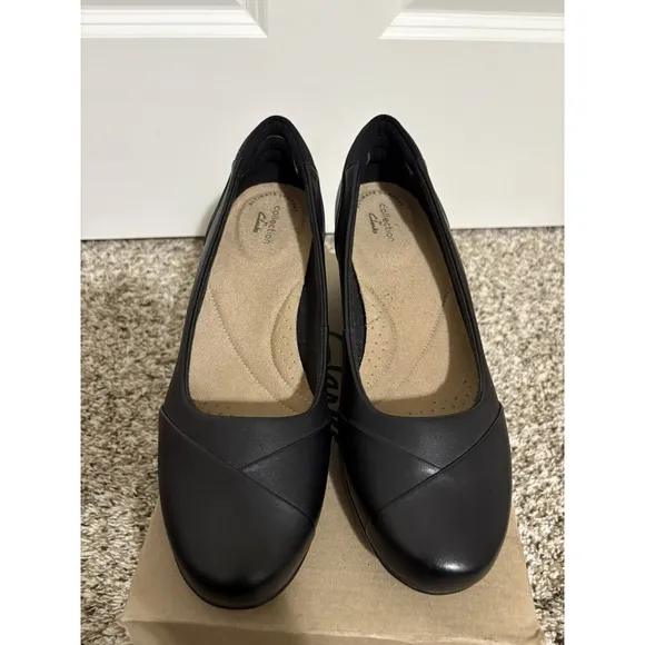 CLARKS ARTISAN &quot;Rosalyn Belle&quot; Black Dress Pump Comfort Size 8.5 MSRP $109.99