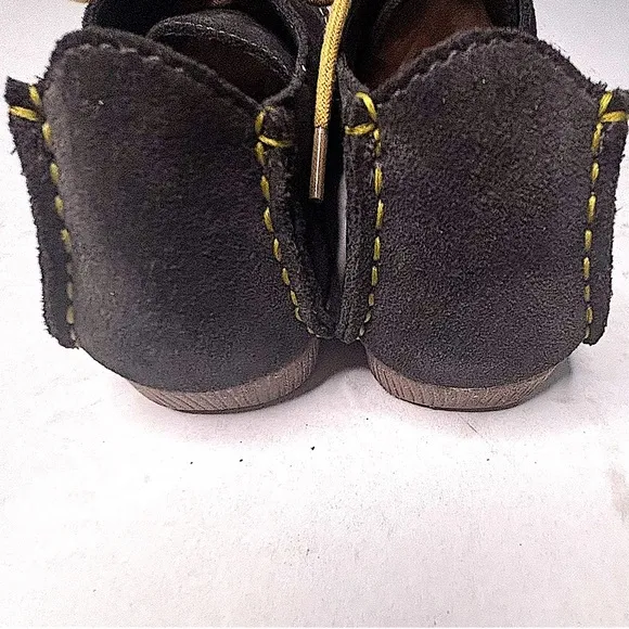 Clarks Artisan Janey Mae Lace Up Oxford Suede Lace Up Moccasin Shoes 7.5