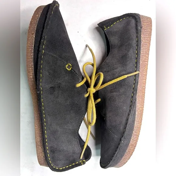 Clarks Artisan Janey Mae Lace Up Oxford Suede Lace Up Moccasin Shoes 7.5