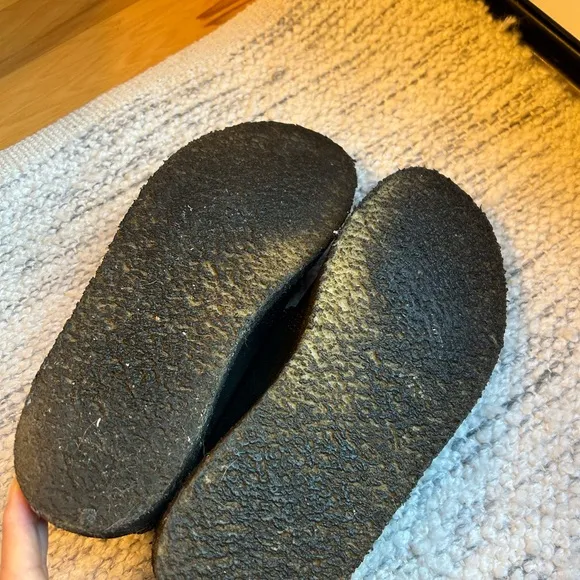 Clarks Desert Trek Men’s Black Suede Shoes