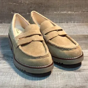 Clarks - Eden Style - Tan Suede