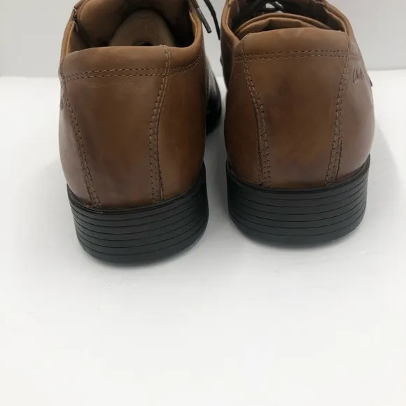 Clarks Men Shoes by Clarks Brown Leather Men Shoes Size 9.5W