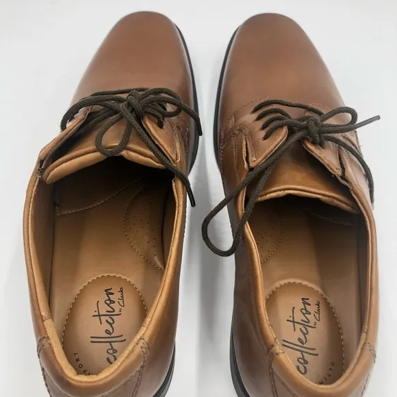 Clarks Men Shoes by Clarks Brown Leather Men Shoes Size 9.5W