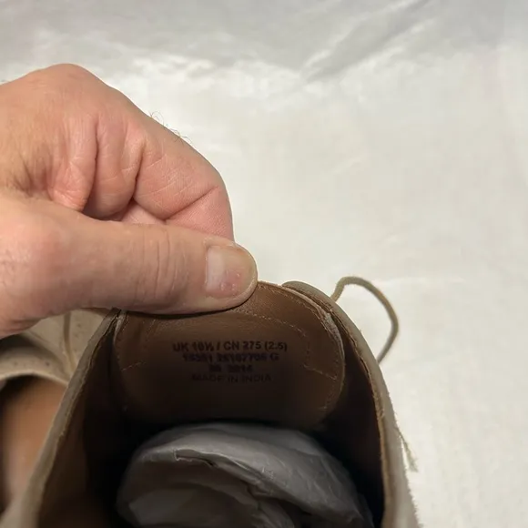 Clarks mens dress shoes, Goodyear welt, Sand Suede, wingtip Oxford Shoes