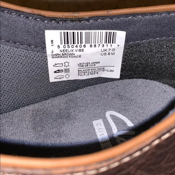 Clarks soft cushion ortholite shoes size - US 8M