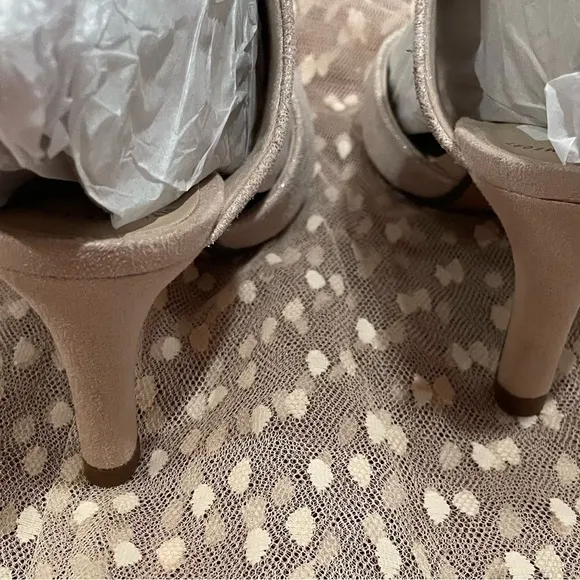 Clarks Ultimate Comfort Shoes 6.5W Dusty Rose Sparkle Leather 3” Heels