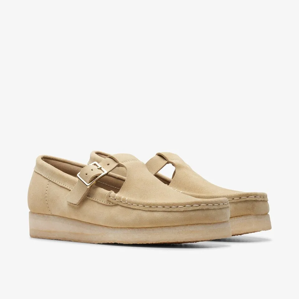 Clarks Women Wallabee T Bar Shoes