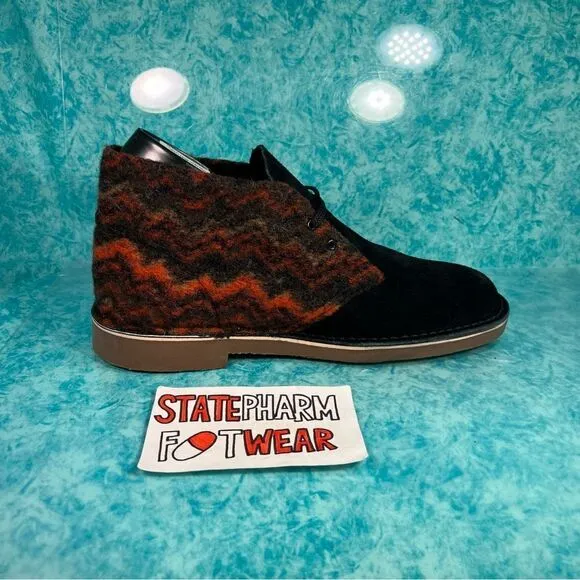 Clarks Bushacre 3 Wool Suede Men’s Mid Top Chukka Boot Shoes Size