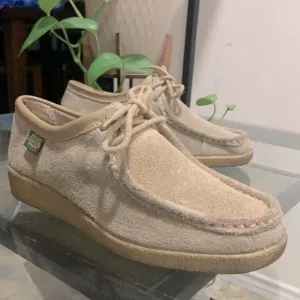 CLOUD CLIMBERS 70s Moc Toe Lace Up Shoes - VINTAGE
