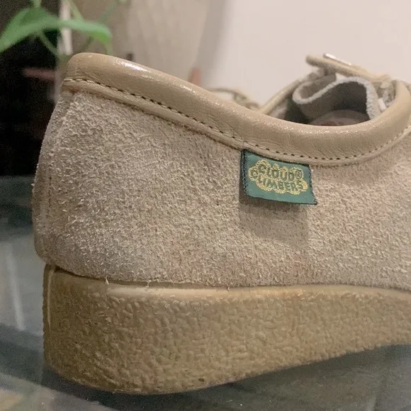 CLOUD CLIMBERS 70s Moc Toe Lace Up Shoes - VINTAGE