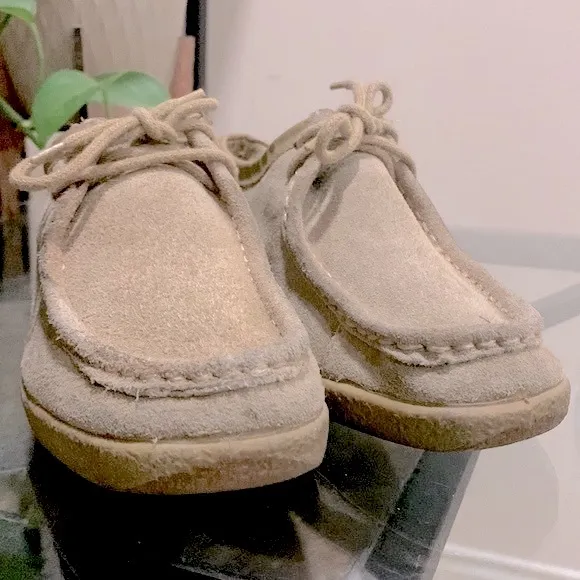 CLOUD CLIMBERS 70s Moc Toe Lace Up Shoes - VINTAGE