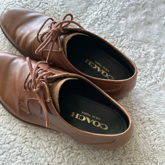 Coach leather dress shoes/loafers/oxford