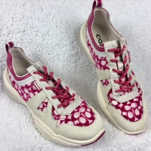 Coach Women City Sole Sig Mesh Runners