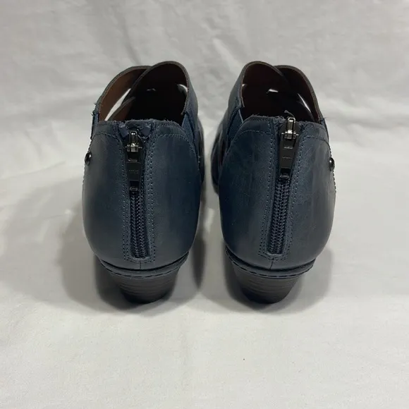 Cobb Hill Rockport Women’s Laurel Woven Bootie. Robin Egg Blue/Teal Size 9.5