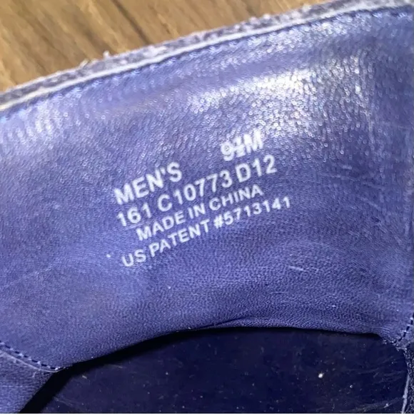 Cole Haan Air Harrison Dark Blue Suede/wool Oxford Shoes C10773 Men Size 9.5