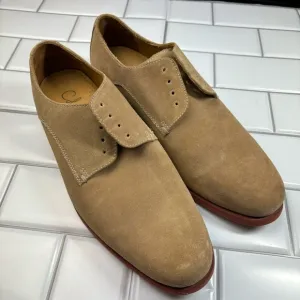 Cole Haan Beige Tan Suede Oxford Dress Shoes Men's Size 8.5M