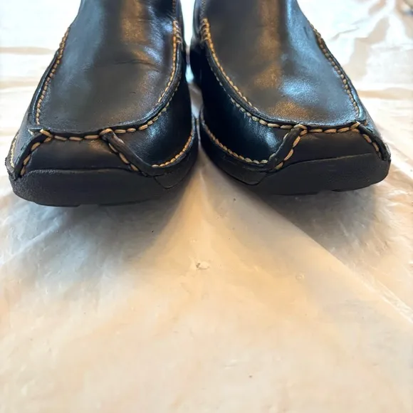 Cole Haan Black Driving leather loafers Moccasins Nike Air soles SZ 11 M NWOT