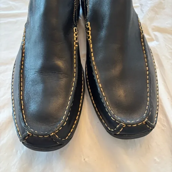 Cole Haan Black Driving leather loafers Moccasins Nike Air soles SZ 11 M NWOT