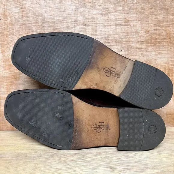 Cole Haan Bradenton 2 Gore Mahogany Brown Slip On Loafers C08304 Men Size 10.5 M