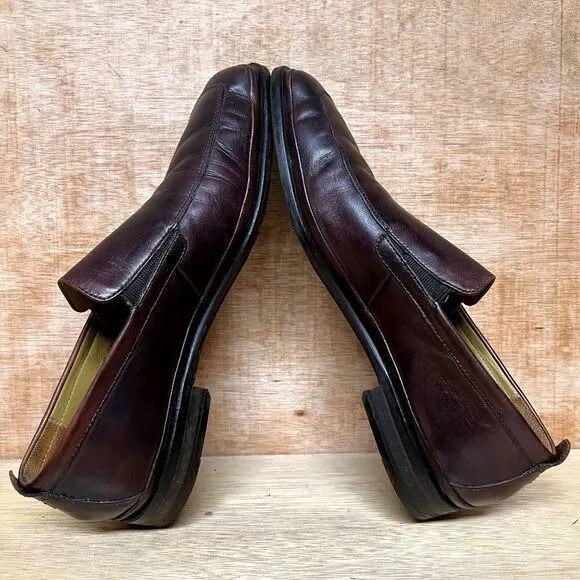 Cole Haan Bradenton 2 Gore Mahogany Brown Slip On Loafers C08304 Men Size 10.5 M