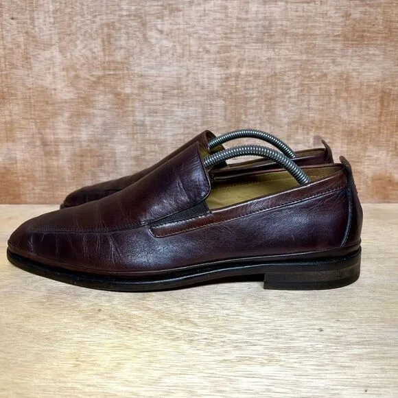 Cole Haan Bradenton 2 Gore Mahogany Brown Slip On Loafers C08304 Men Size 10.5 M