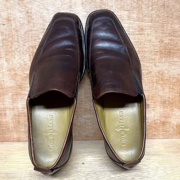 Cole Haan Bradenton 2 Gore Mahogany Brown Slip On Loafers C08304 Men Size 10.5 M