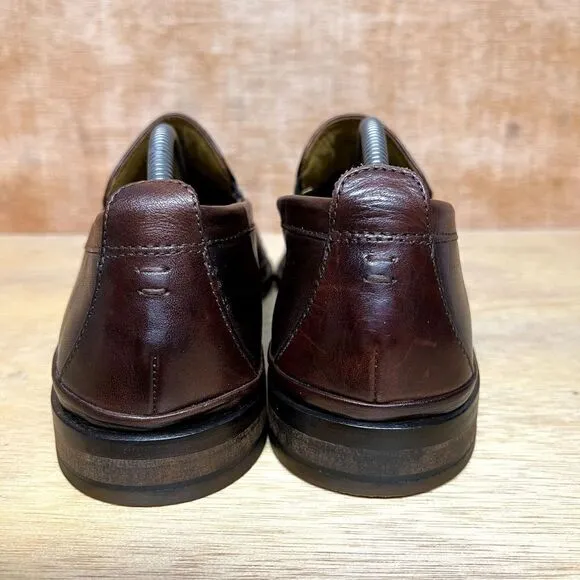 Cole Haan Bradenton 2 Gore Mahogany Brown Slip On Loafers C08304 Men Size 10.5 M