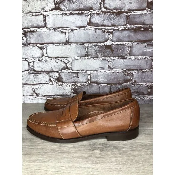 Cole Haan Brown Leather Slip On Penny Loafers Dress Shoes Men’s Sz 13N US/46EU