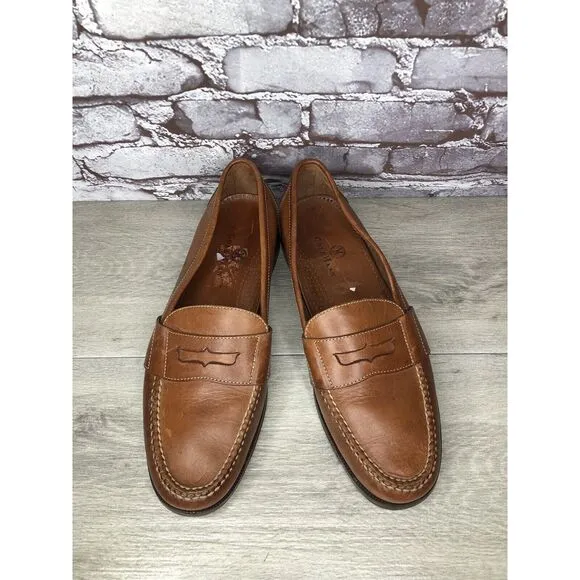 Cole Haan Brown Leather Slip On Penny Loafers Dress Shoes Men’s Sz 13N US/46EU