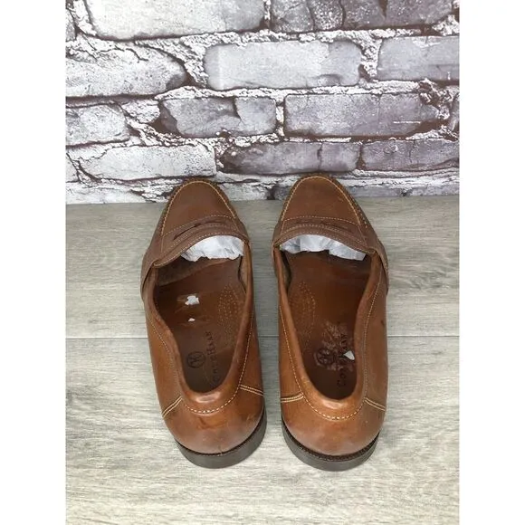 Cole Haan Brown Leather Slip On Penny Loafers Dress Shoes Men’s Sz 13N US/46EU