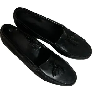 Cole Haan Dress Tassel Loafers Mens  Size 10  Black  Slip On Shoes Leather  City