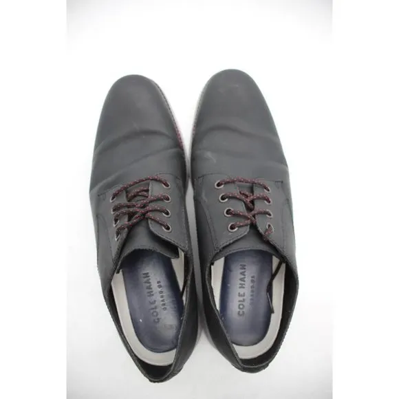 Cole Haan Men's 9.5 Original Grand Plain Toe Oxford Shoes  C27997 Soft Black