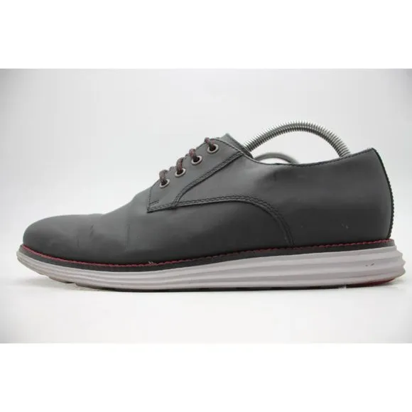 Cole Haan Men's 9.5 Original Grand Plain Toe Oxford Shoes  C27997 Soft Black