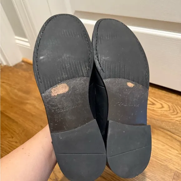 Cole Haan Men's Black Leather Loafers size 11