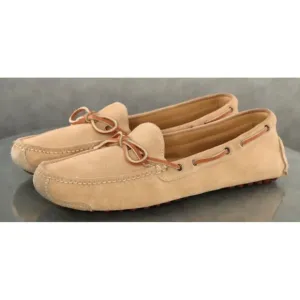 Cole Haan Men's Moccassins Driving Loafers Shoes Size 13 D Suede Tan C12463