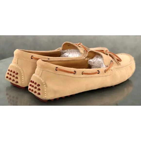 Cole Haan Men's Moccassins Driving Loafers Shoes Size 13 D Suede Tan C12463